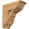 Ekena Millwork Balboa Traditional Smooth Bracket w/ Offset Brace, Western Red Cedar, 7 1/2"W x 18"D x 18"H BKT0806X18X18BOA01SWR - alternate 1